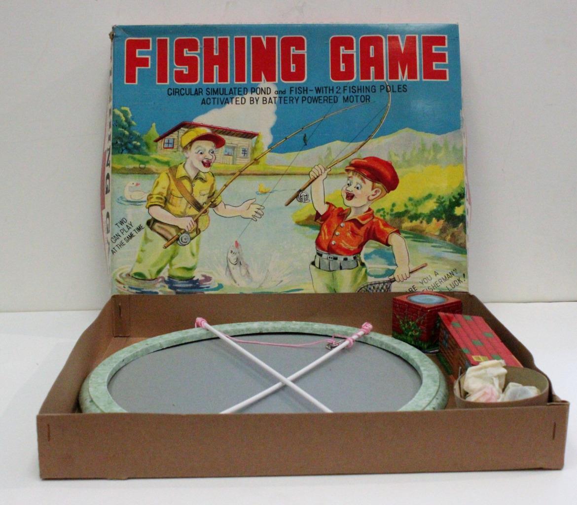 50s Cragstan Japanese Fishing Game +Box - Image 3