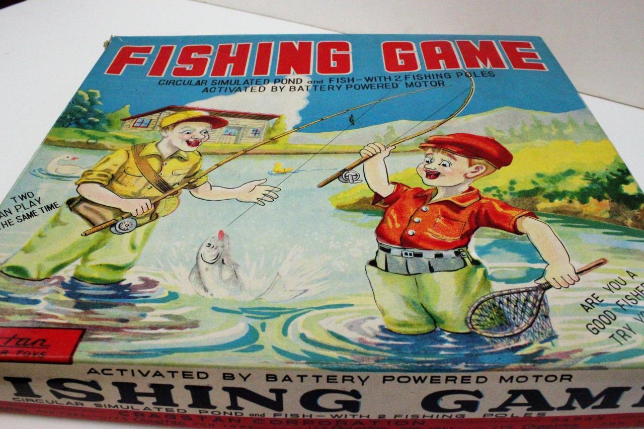 50s Cragstan Japanese Fishing Game +Box - Image 4