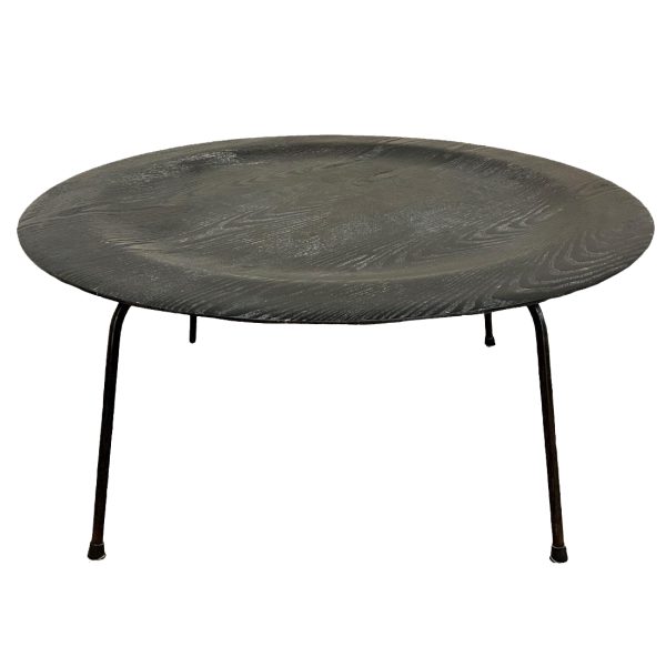 1950s Early Eames Ebonized Ash Table