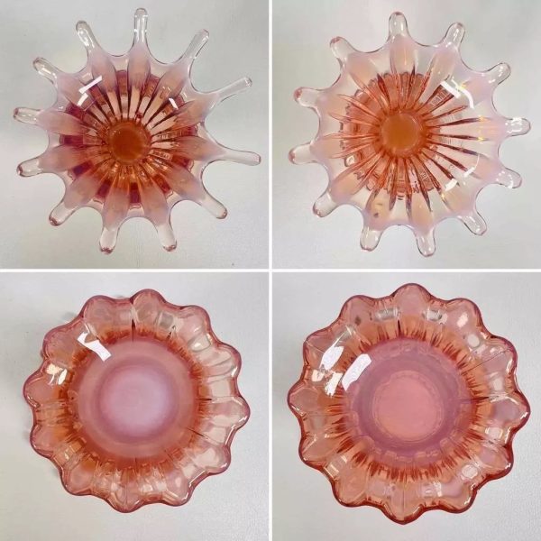 Fostoria Heirloom Opalescent 3pc Set - Image 3