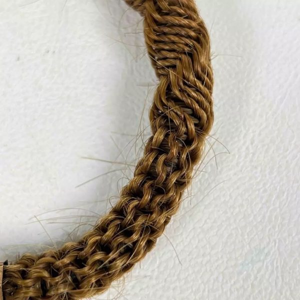 Victorian Mourning Human Hair Watch Fob - Image 5