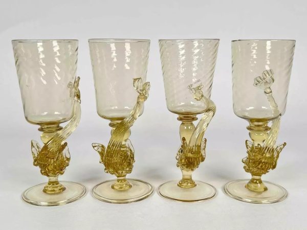Salviati Dolphin Blown Glass Decanter Set - Image 10