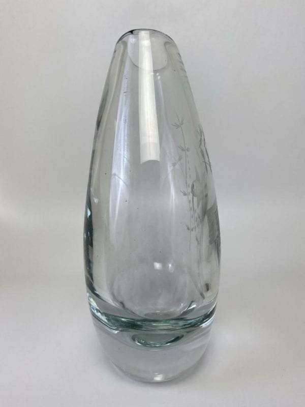 Kosta Boda Etched Goldfish Vase - Image 5