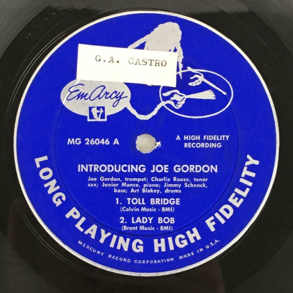 Introducing Joe Gordon 33 RPM LP - Image 9